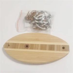 Mini Indoor Outdoor Hook and Ring Toss Game Hook Ring Game with Rope and Hooks