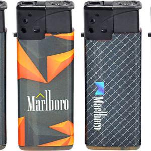 Custom Print Carton Windproof Electric Cigarette Lighter Refillable and