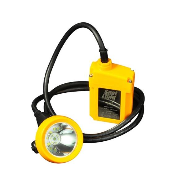 Quality ATEX Certified Coal Mining Light 7.8Ah Lithium Ion Rechargeable Headlamp with IP68 Protection for sale