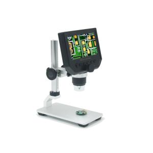 digital microscope 600X USB 4.3inch HD LCD 3.6MP with metal track stand