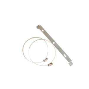 plactic Pole Mount Bracket for Wall mounted , round plastic bracket