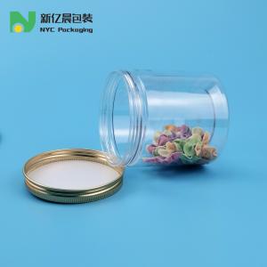Customize 150M 180ml 200ml Clear Plastic Food Jars With Lids