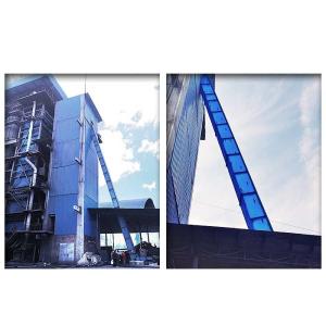 220v 380v Customized Enclosed Conveyor Systems PVC EP Rubber Belt Material