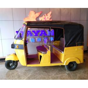 Dayang Wheel Taxi Tricycle 4 Passengers Three of Bajaj Pulsar 135 Rickshaw Tuk