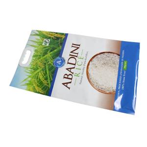 Custom Printing Plastic 1kg 2kg 5kg 10kg Size Of Basmati Vacuum Rice Bag With