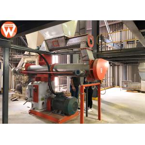Large Yield Animal Feed Production Line Stable With Mixer Hammer Mill Machine
