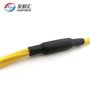 PVC 8C Pre Terminated Multi Fiber Cables OS2 SC APC To SC APC