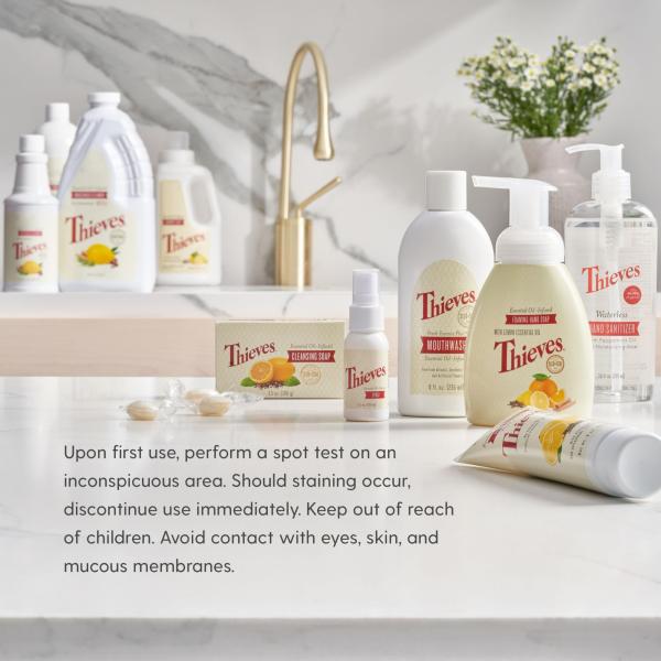 Adult Essence Alcohol Free Fluoride Free Mouthwash 8 Fl Oz Lemon Flavor Kills Germs