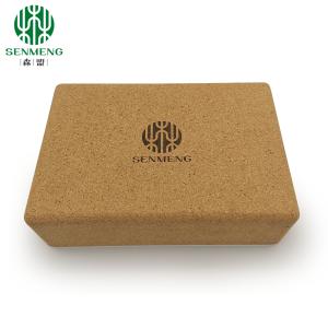 Organic and Durable Custom Eco-Friendly Natural Non-Slip Cork Yoga Brick for a