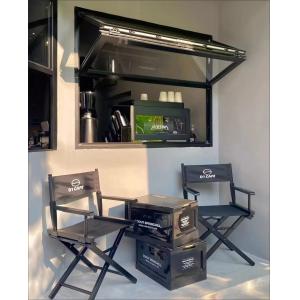 Aquarium Structural Acrylic Folding Windows - 200mm Thick Panels