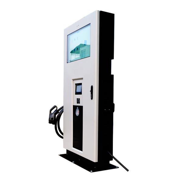 Electric Charging Stations 380VAC ± 15% Nominal Input Voltage Super Fast EV Charger with CHAdeMO CCS GBT Connectors