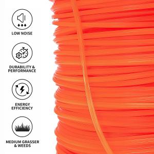 Professional Brush Cutters Nylon Trimmer Line for Over Grown Grass Blister