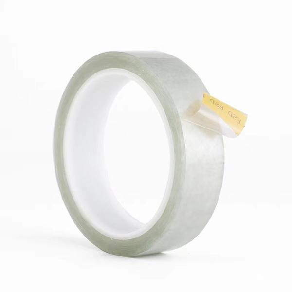 Quality Three Layer ESD Adhesive Tape Clear Transparent 50m Low Static for sale
