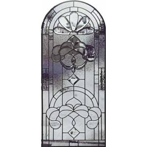 inlaid glass of irregular shape