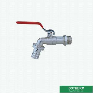 Customized Brand Middle Weight With Chrome Plated Brass Ball Bibcock Brass Tap