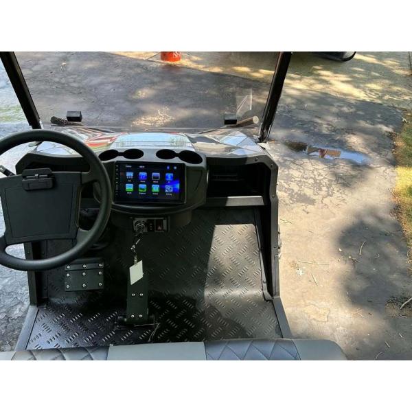 Six-seater Gray Off-road Low-key Luxury Electric Golf Cart With Customizable Color And LOGO Available OEM And ODM