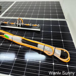 Principle Physical Cleaning Solar Panel Cleaner with High Pressure Water Spray