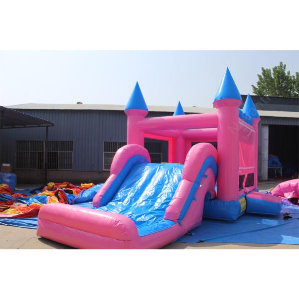 Inflatable Castle Trampoline Slide for Kids Customized Color Commercial PVC Bouncer