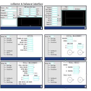 On Site Non Destructive Testing Equipment Vibration Analyzer Balancer Vibration