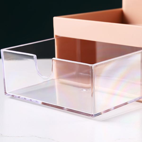 Creative Pen Holder Plastic PS Desktop Storage Box For Students