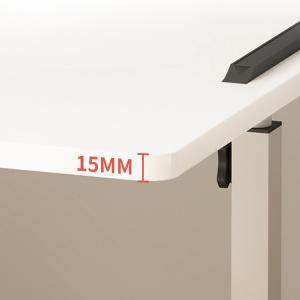 Custom Children's White Wooden Desk Foldable and Height Adjustable for Home