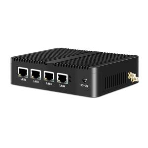 4 LAN DDR3L Firewall Router Fanless Mini PC Intel Celeron Series J1900