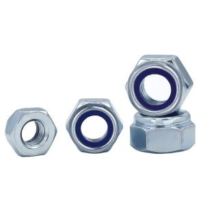 Wholesale Fastener DIN985 Metric Stainless Steel Hex Flange Nylon Lock Nut from china suppliers