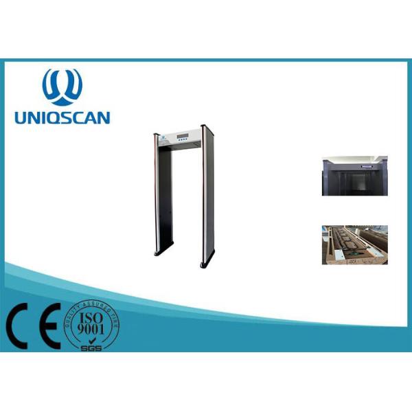 Walk Through Metal Detector 12 Zones , Multi Zone Metal Detector For CCTV