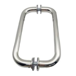 8-12mm Door Thickness Shower Door Rose Gold Pull Handle with 1.0mm Pipe