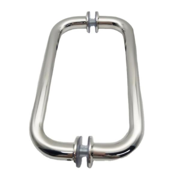 8-12mm Door Thickness Shower Door Rose Gold Pull Handle with 1.0mm Pipe