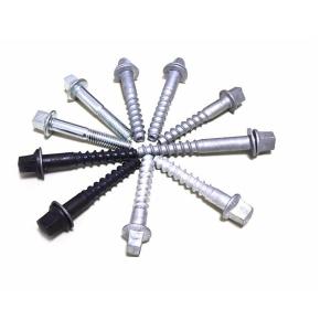 Galvanized Spike Tirefond Sleeper Concrete Screws For Railway