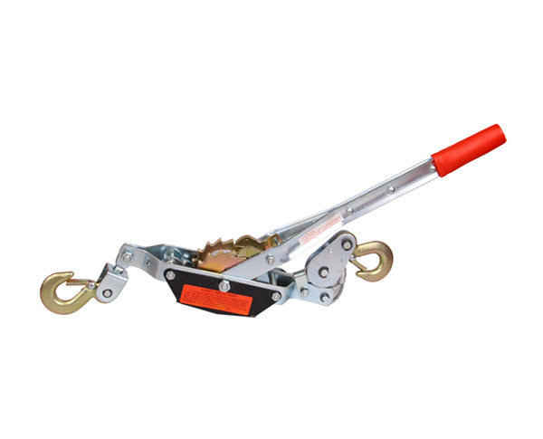 Quality JTHP-A 2T top grade coloured ribben of 2-hook double wheel puller for Mechanical Lifting Devices for sale