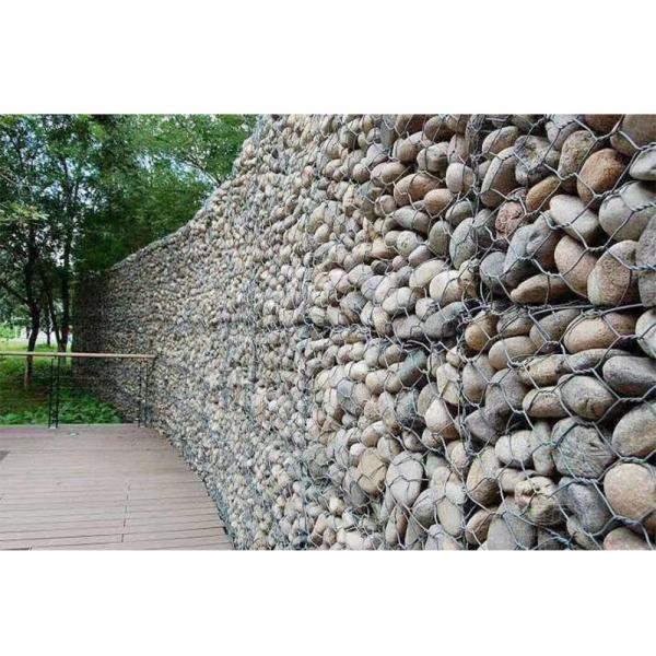 PVC Coated Retaining Wall Gabion Baskets Box Anticorrosive Various Specification
