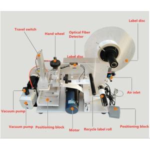 Low Cost Flat Surface Square Bottle Labeling Machine Box &Bag Label Sticker for