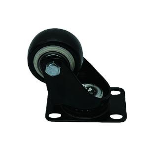 Polyurethane Swivel Plate Caster Wheels No Noise 1.5 Inch