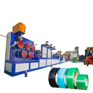 Wholesale Fully Automatic Plastic Packing Tape PET Strap Manufacturing Machine from china suppliers