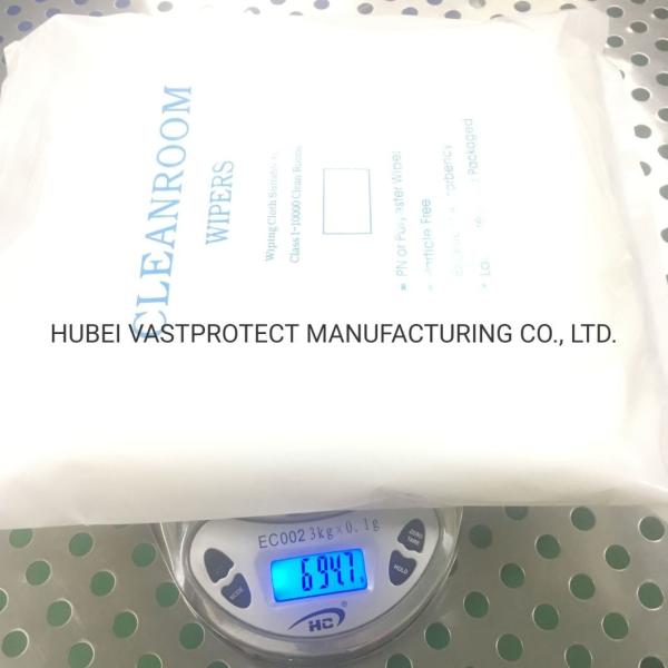 100% Polyester Microfiber Cleanroom Wipers for Screen Cleaning Customized Request