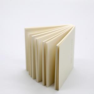 Cream Paper Sticky Note Memo Pad Square Mini Size With Top Glue Easy Tear Off