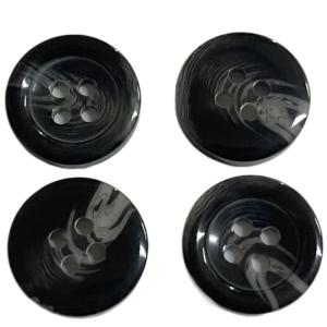 Sweater 4 Holes 22L Imitation Horn Buttons Full Shiny