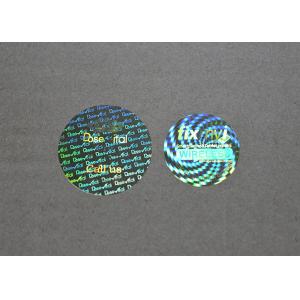 Wholesale High Value Packages Holographic Security Stickers PET Material Acrylic Adhesive from china suppliers