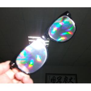 PC plastic black frame colorful 3d fireworks glasses disposable for party