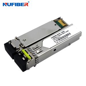 155Mb/S 120km CWDM SFP Transceivers Duplex LC 1270nm 1610nm SM DDM