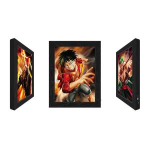 Lenticular Flip Change Anime 3D Poster Frame LED Light Box