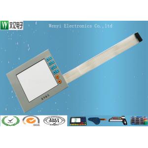 Wholesale PET Overlay Embossing Membrane Switch With NIkto Back Adhesive / Clear Window from china suppliers