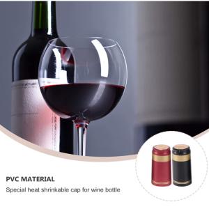 Customized Wine Bottle Stopper Non Spill Shrink Capsules for Hot Shrink Lid