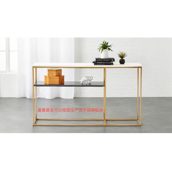 Quality High Strength Modern Metal Office Desk Two Layers Smooth Surface for sale