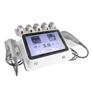 7D HIFU Slimming Machine Ultrasonic Face Lifting Anti Aging With Dual Handles