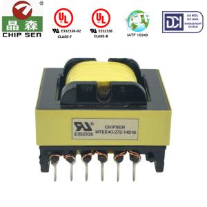 Custom 7+7pins 24W 100W 220v to 24v Step Down EE Ferrite Core High Frequency