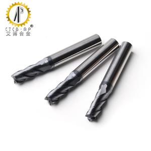 TiAlN Coating Tungsten Carbide CNC Milling Cutters HRC 58