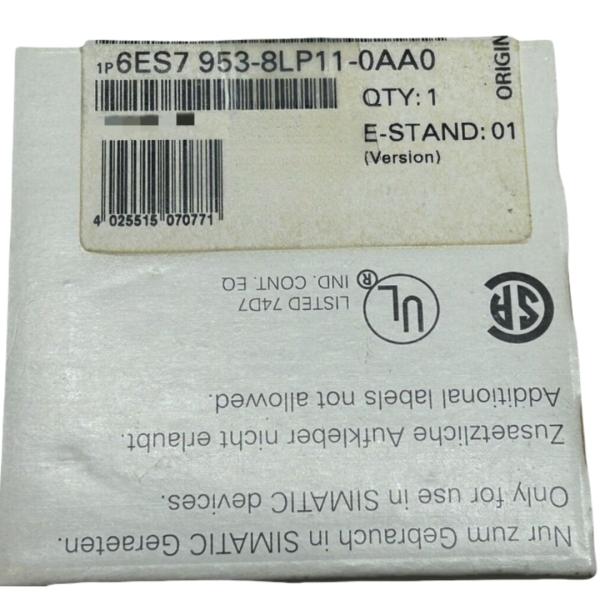SIEMENS 6ES7953-8LP11-0AA0 SIMATIC S7, MICRO MEMORY CARD F. S7-300/C7/ET 200S